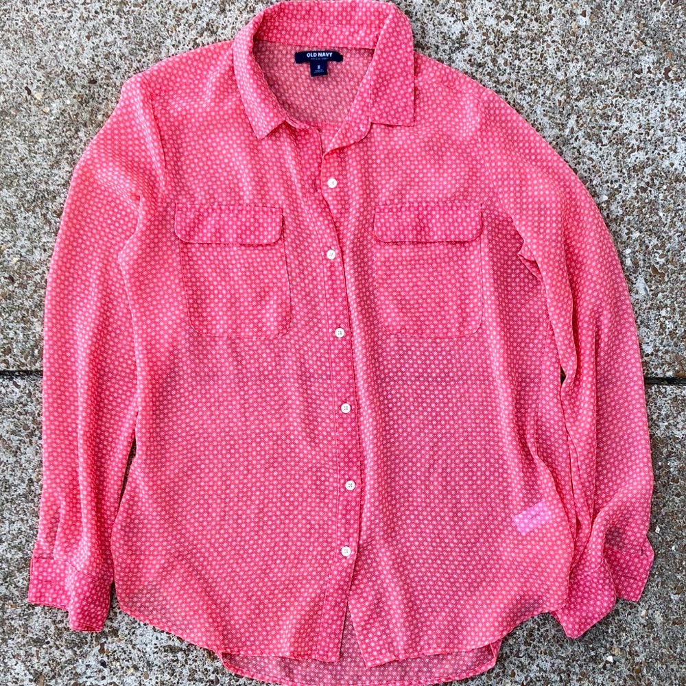 Old Navy Coral Blouse